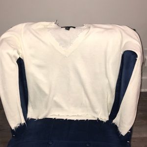 Forever 21 white sweater